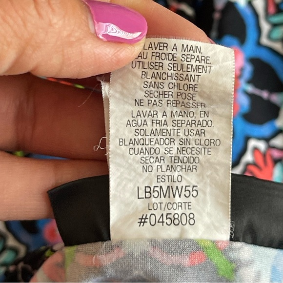 La Blanca Womens Tunic Swimsuit Cover-up Multicolor Stretch Size Small EUC - Picture 10 of 10